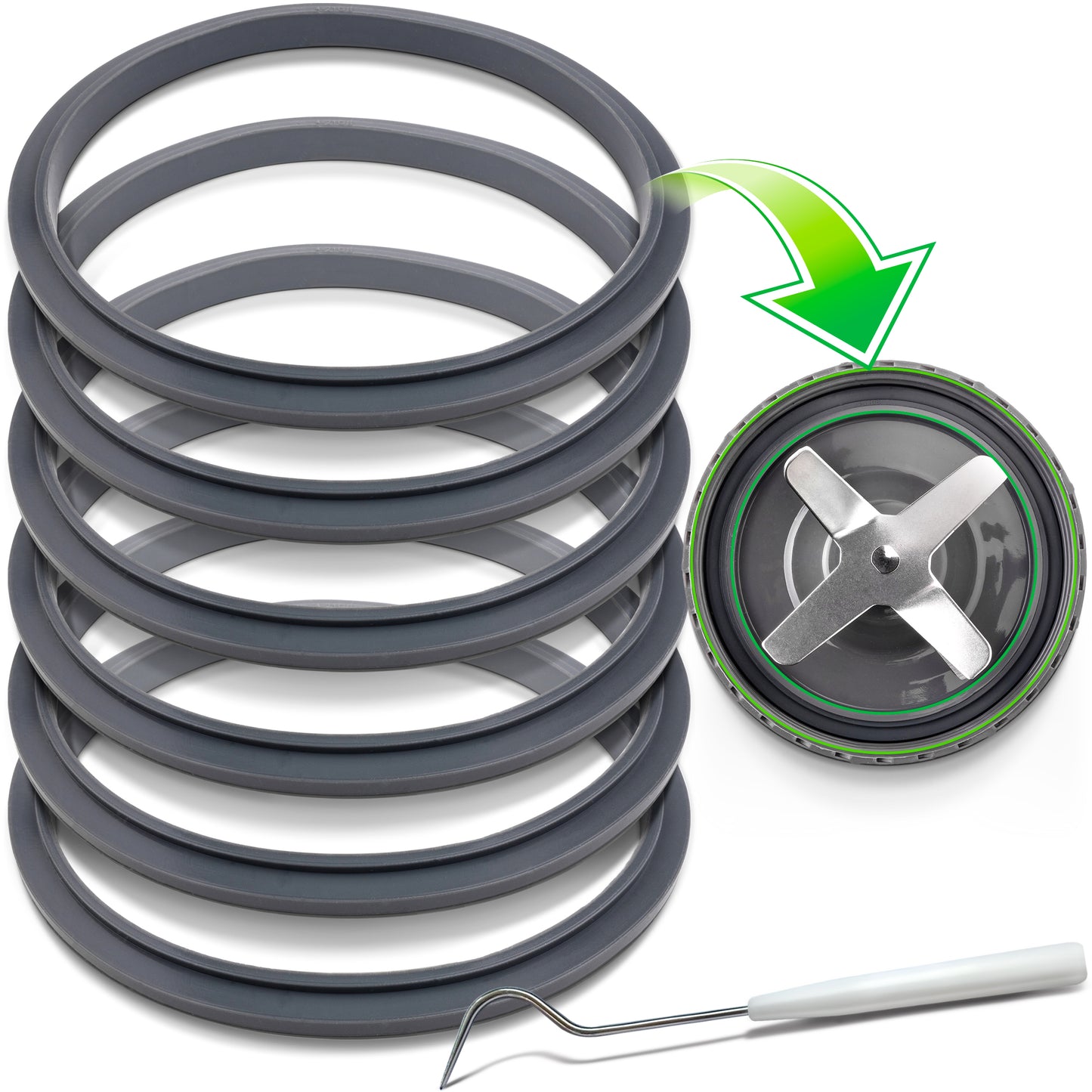 Seal Rings Gaskets Replacement for Nutribullet Blender Parts Accessories
