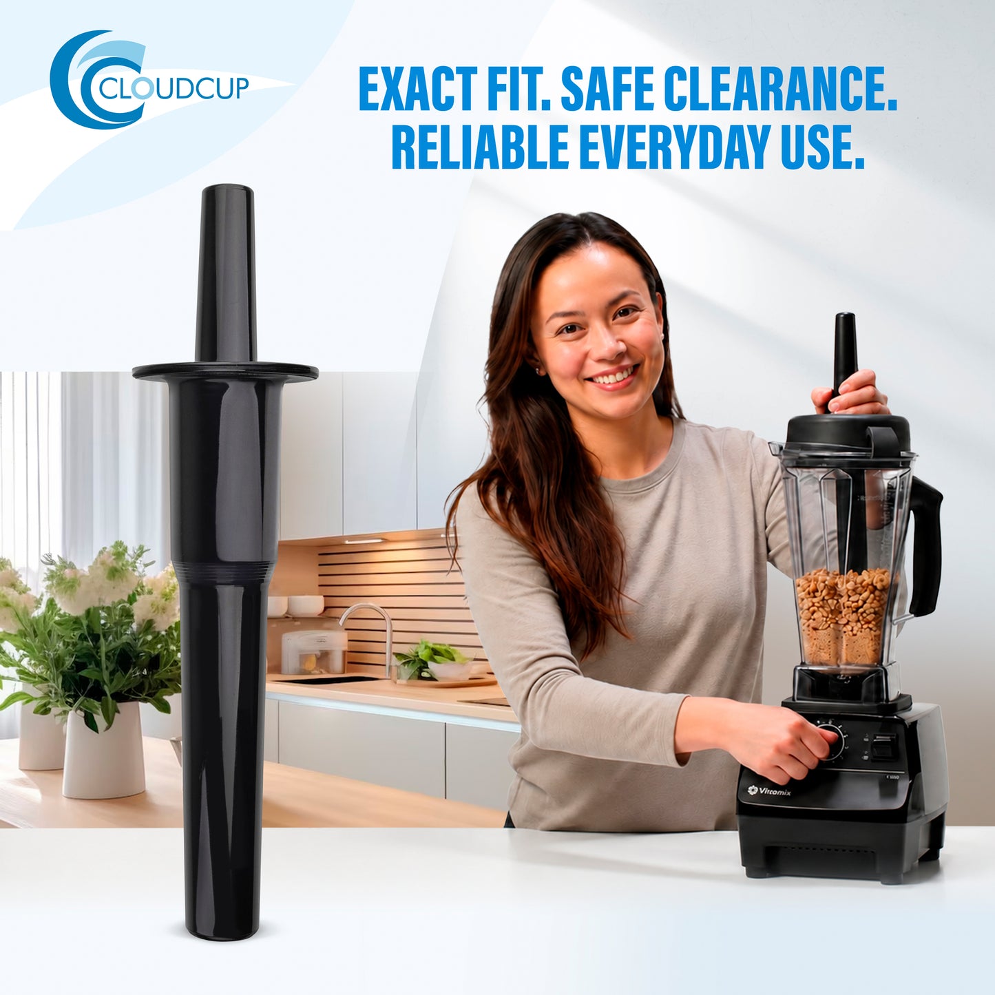 Classic Tamper Plunger Replacement for Vitamix 64-ounce Classic Container