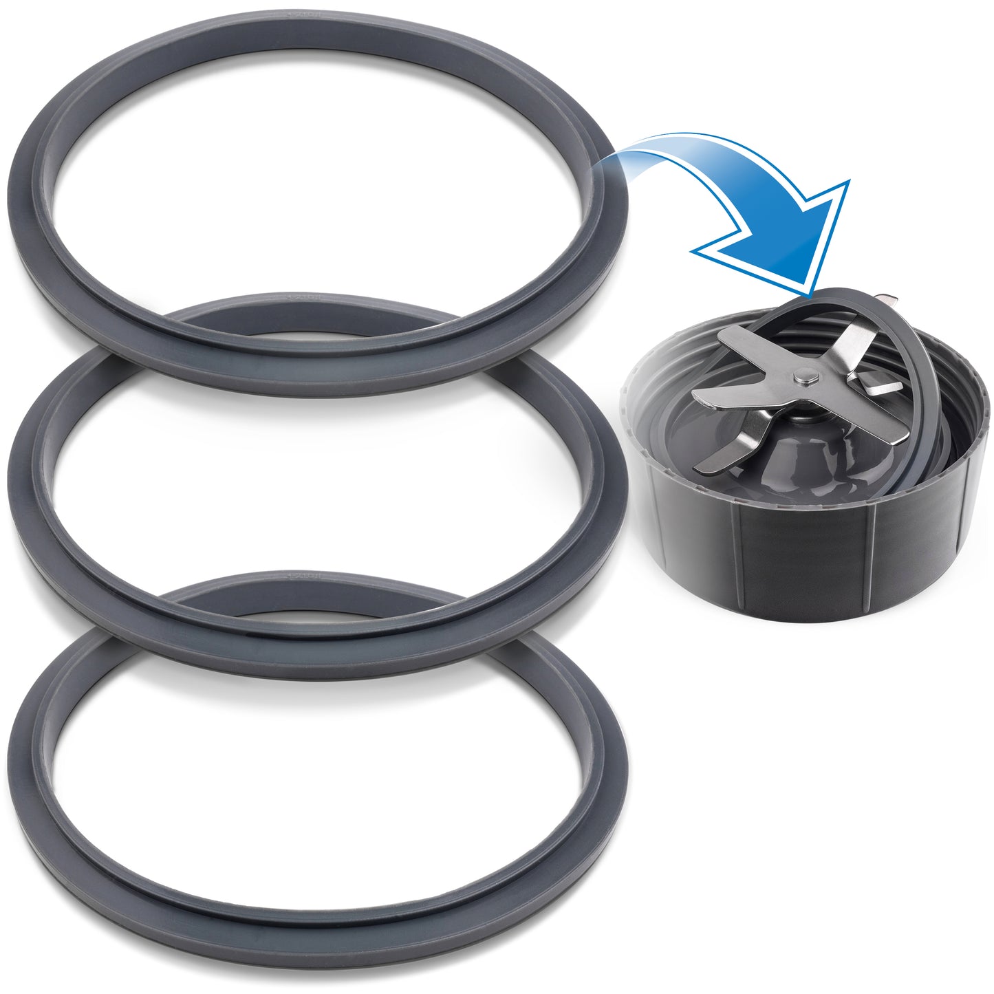 Seal Rings Gaskets Replacement for Nutribullet Blender Parts Accessories