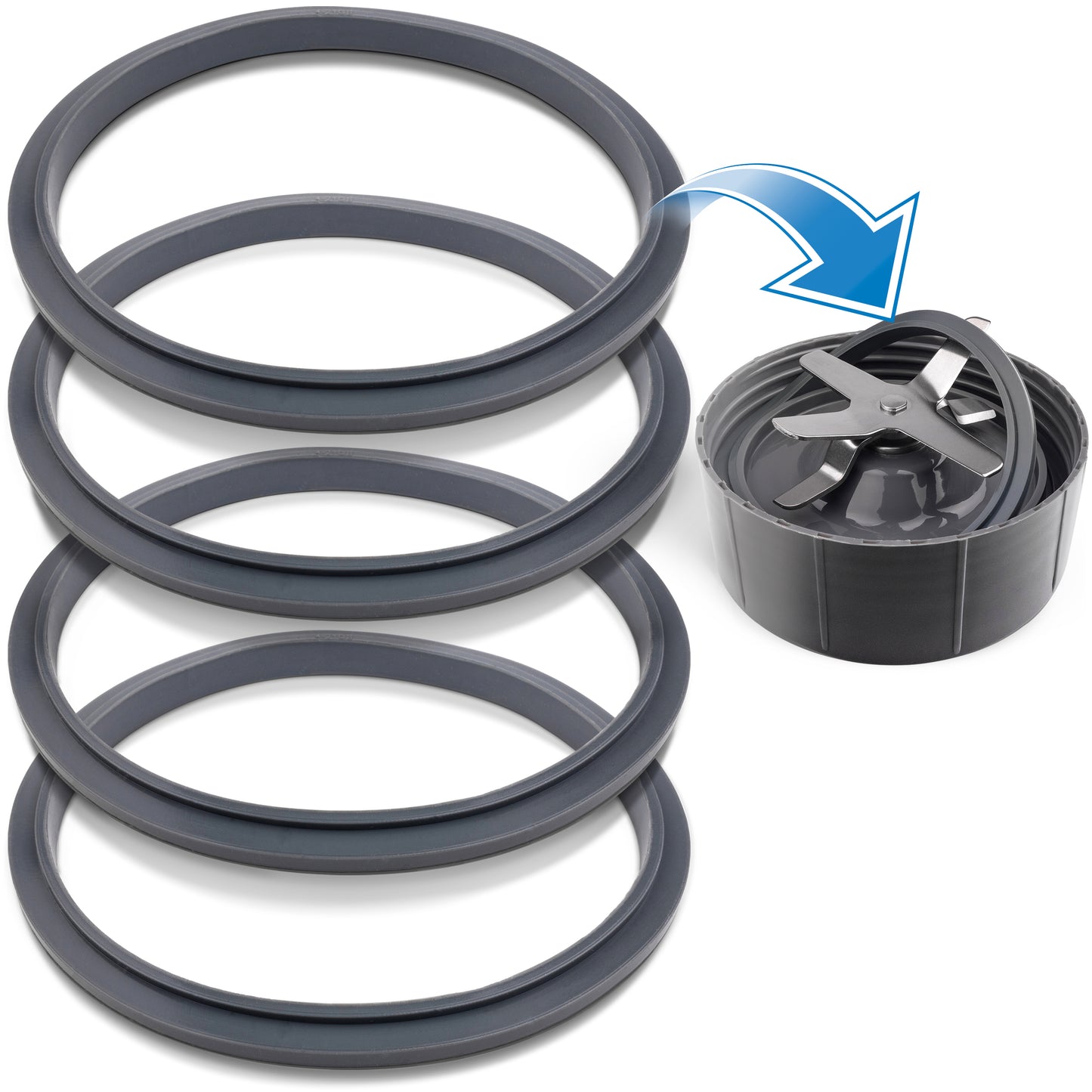 Seal Rings Gaskets Replacement for Nutribullet Blender Parts Accessories