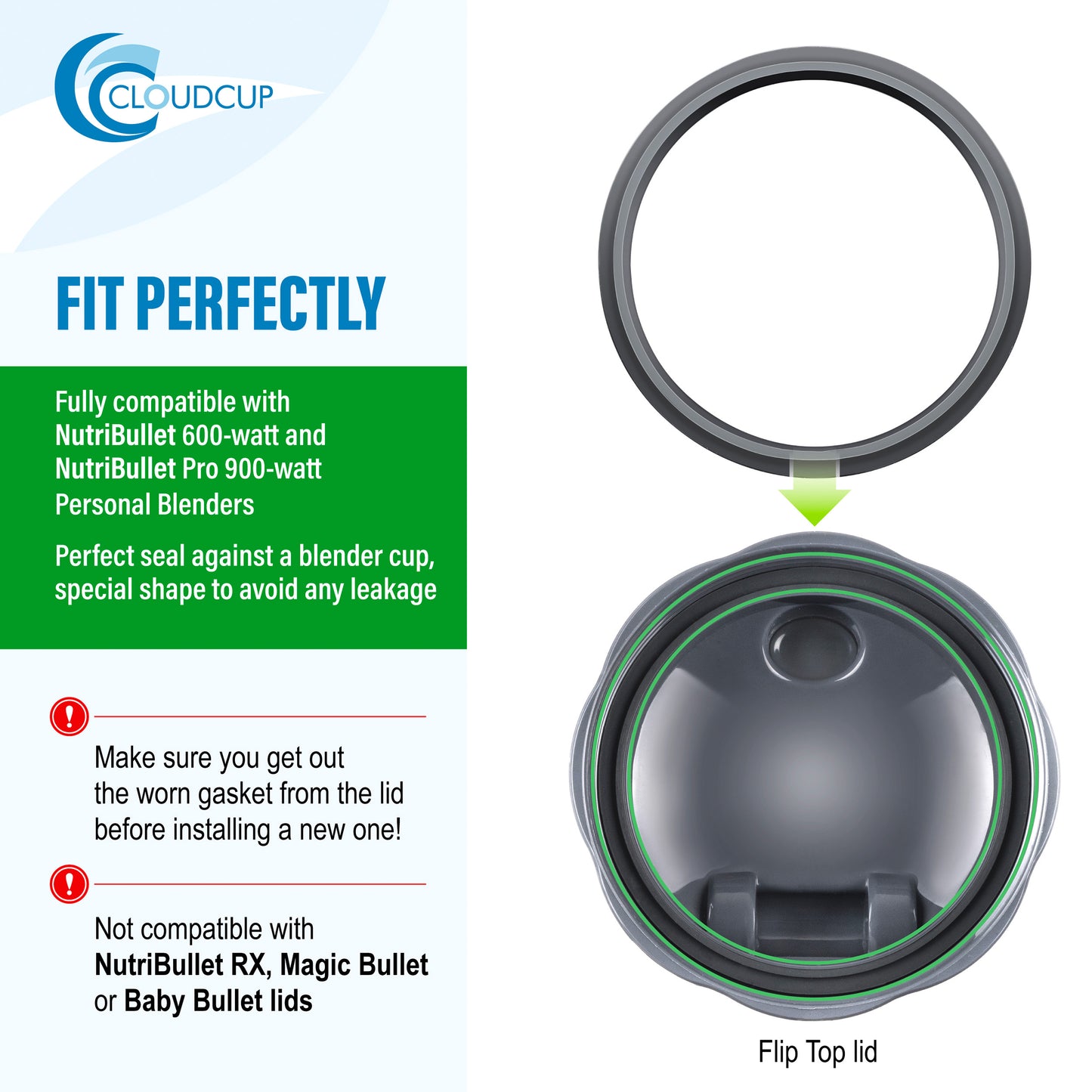 Seal Rings Gaskets Replacement for Nutribullet Blender Parts Accessories
